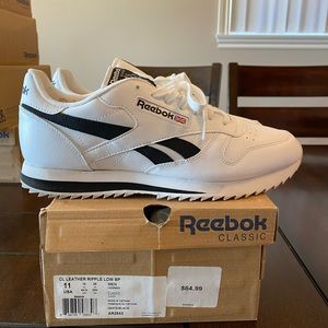 Men’s Reebok classics - white leather 11